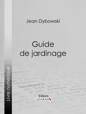 cover image of Guide de jardinage
